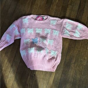 Shadow hand knitted sweater